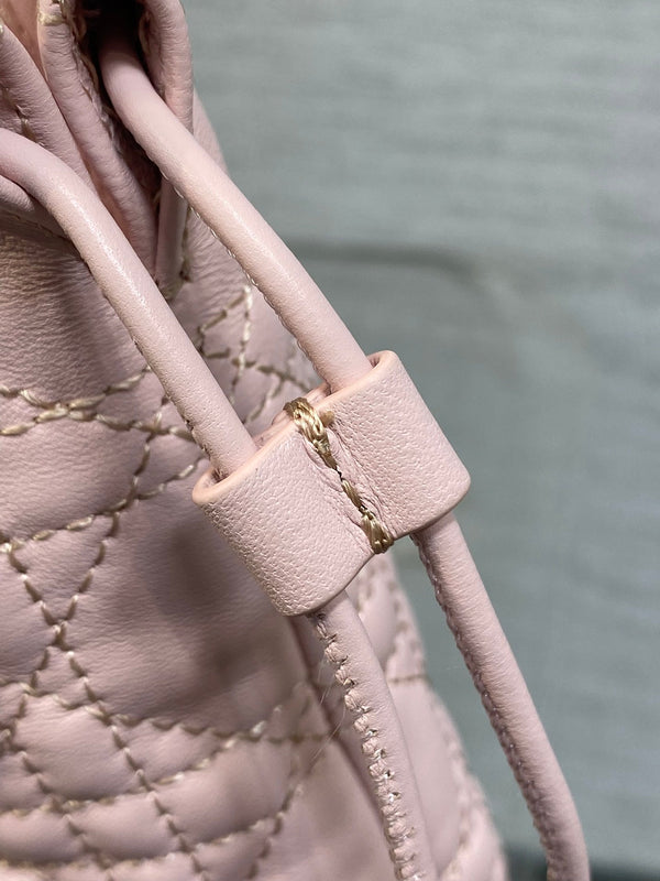 CD Dior Adiorable Bag 22cm Light Pink in Quilted Leather 286637
