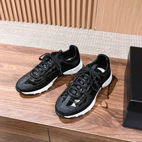 CC Sneaker Black in Leather 753927