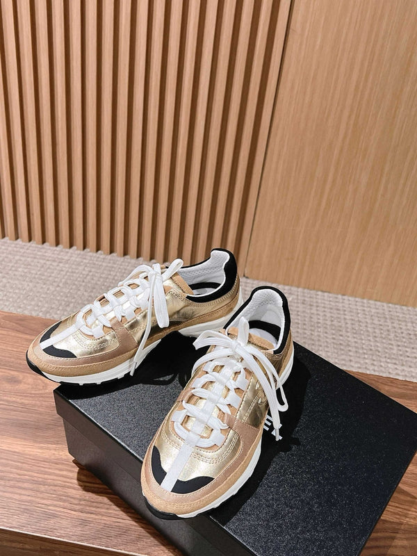 CC Sneaker Gold Brown in Leather 753924