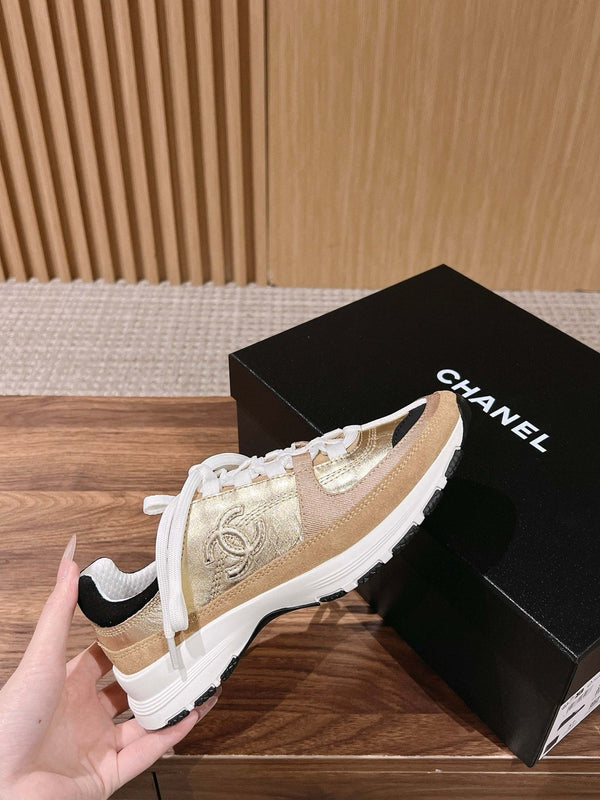 CC Sneaker Gold Brown in Leather 753924