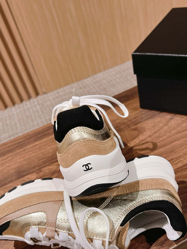 CC Sneaker Gold Brown in Leather 753924