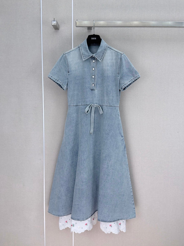 CD 26 Dress Blue in Cotton 379666