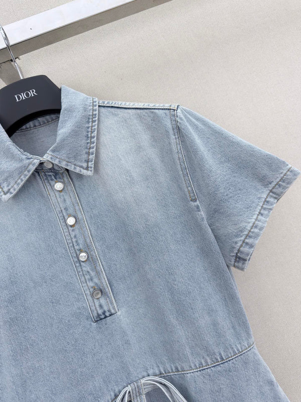 CD 26 Dress Blue in Cotton 379666