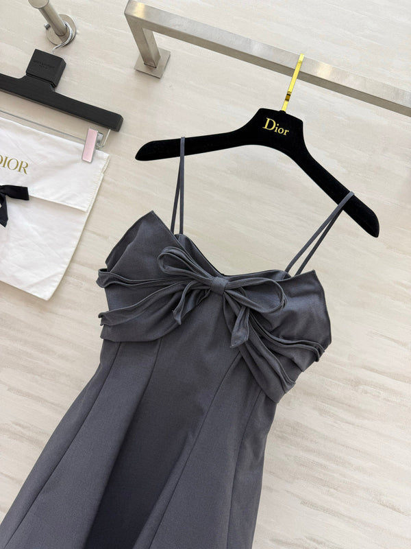 CD 26 Sweet Bow-Tie Princess Dress Black in Cotton 379202