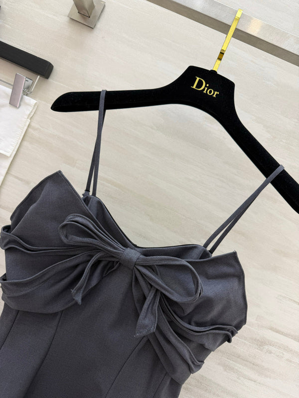 CD 26 Sweet Bow-Tie Princess Dress Black in Cotton 379202