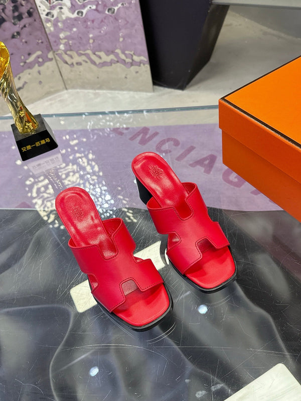 HM Sandal 90mm Red Rose in Cowhide 757944