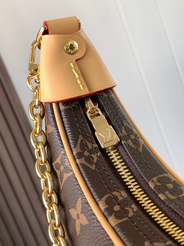 LV Loop Baguette Bag 23cm Brown in Cowhide 286672