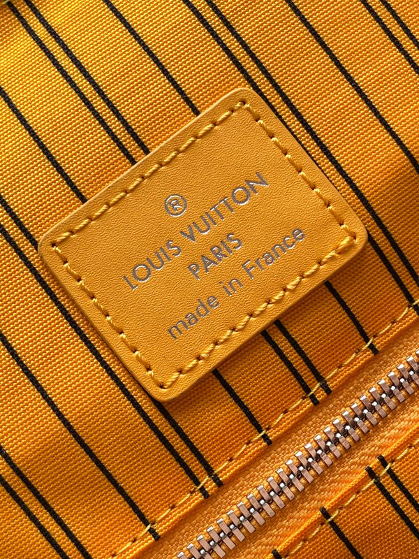 LV Christopher Backpack Brown Yellow in Monogram Canvas 286766