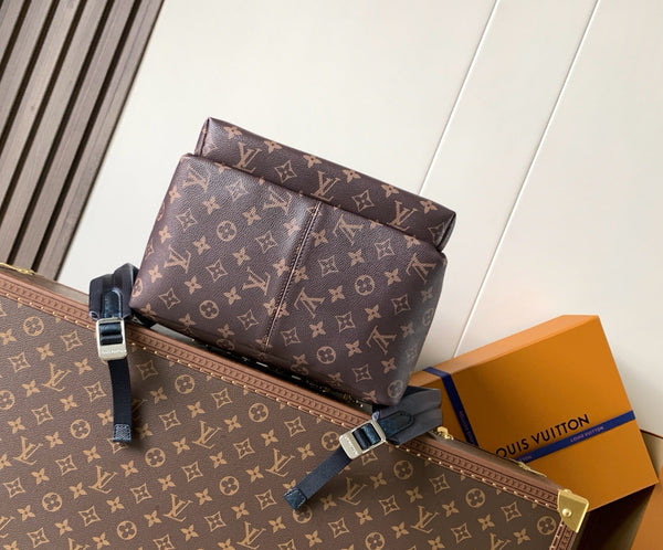 LV Discovery Backpack Blue Brown in Monogram coated Canvas 287019