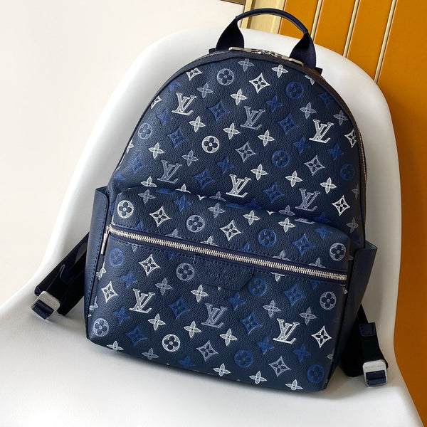 LV Discovery Backpack Dark Blue in Monogram coated Canvas 287119