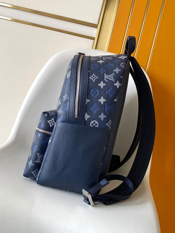 LV Discovery Backpack Dark Blue in Monogram coated Canvas 287119