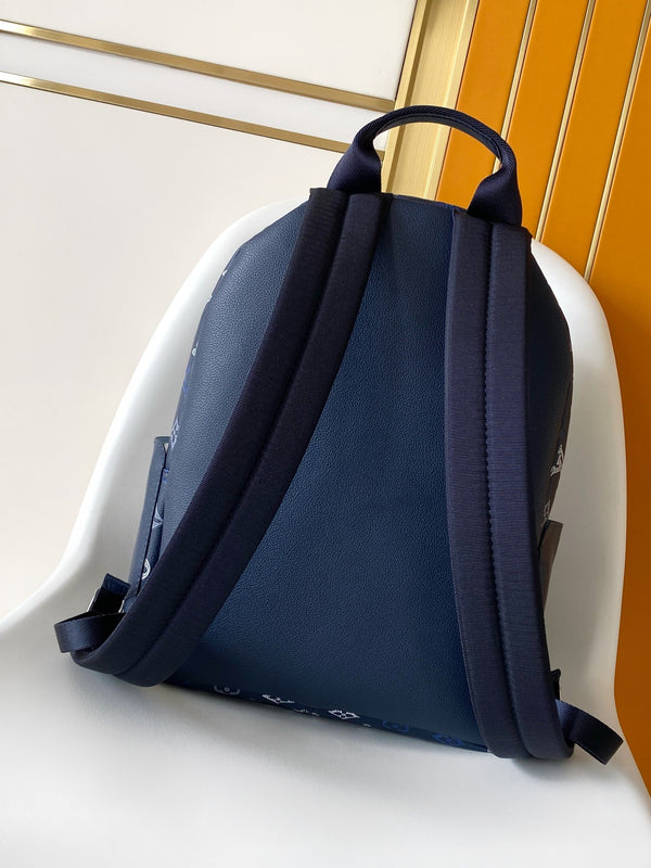 LV Discovery Backpack Dark Blue in Monogram coated Canvas 287119