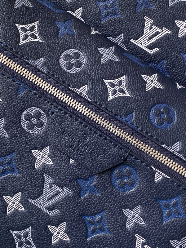 LV Discovery Backpack Dark Blue in Monogram coated Canvas 287119