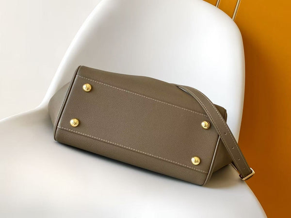LV Vendôme PM Bag 28.5cm Taupe in Calfskin 287198