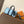 LV Keepall 25 Bandoulière Handbag Blue in Monogram coated Canvas 287216