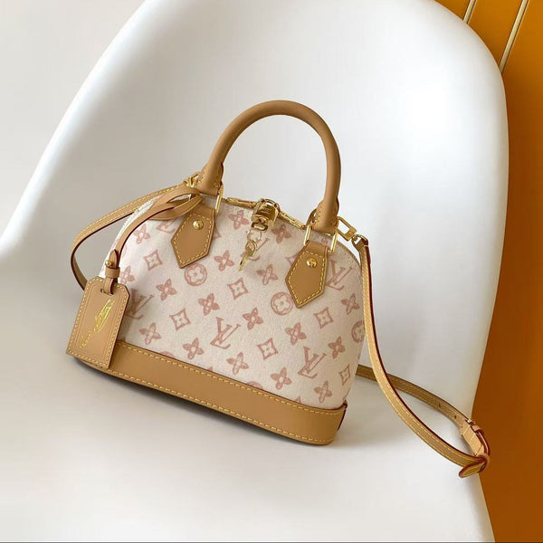 LV Alma BB Handbag 23.5cm Beige in Monogram Canvas 287214