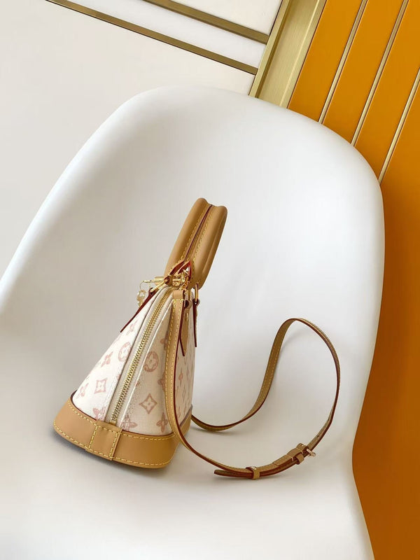 LV Alma BB Handbag 23.5cm Beige in Monogram Canvas 287214