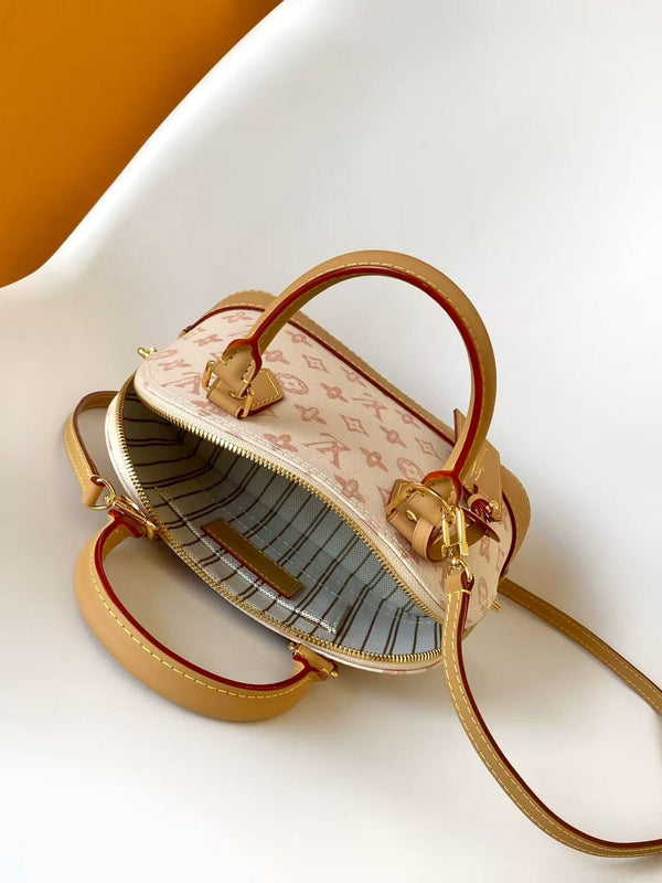 LV Alma BB Handbag 23.5cm Beige in Monogram Canvas 287214