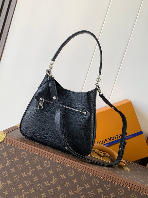 LV All Around PM Bag 25cm Black in Calfskin 287033