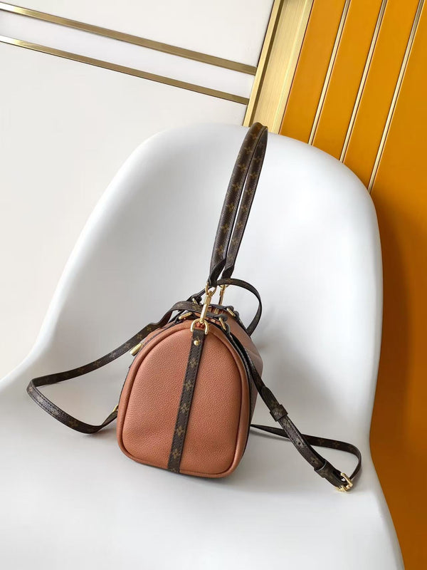 LV Express Handbag 26 Brown in Calfskin 287001