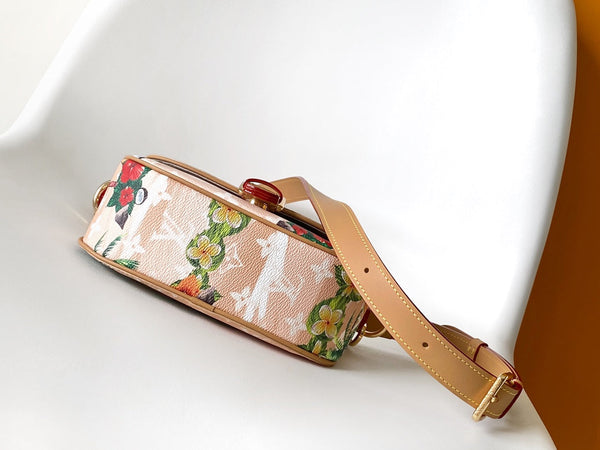 LV Montsouris Bag 20cm Pink in Monogram Surfin' coated Canvas 286944