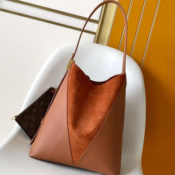 LV Low Key Hobo Bag 35 Brown in Smooth Cowhide 286847