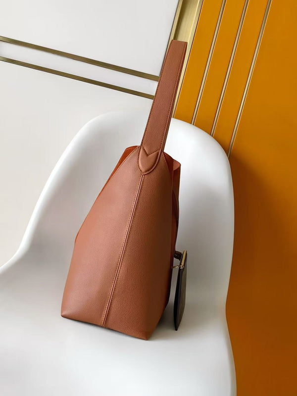 LV Low Key Hobo Bag 35 Brown in Smooth Cowhide 286847