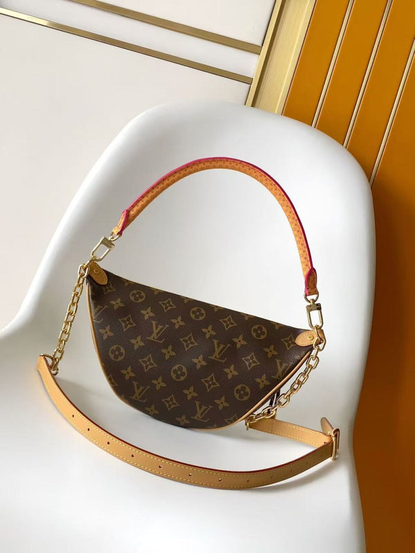 LV Paris À Vélo Bag 30 Brown Yellow in Monogram Canvas 286809