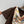 LP Metal Buckle Square Scarf and T-shirt Brown in Cotton