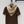 LP Metal Buckle Square Scarf and T-shirt Brown in Cotton