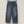 Loew Retro Washed Denim Cropped Blue Jeans in Cotton