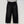 Loew Retro Washed Denim Cropped Black Jeans in Cotton