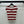 Miu 26 Color-blocked Striped Short-sleeved Top Red in Acrylic 380671