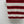 Miu 26 Color-blocked Striped Short-sleeved Top Red in Acrylic 380671
