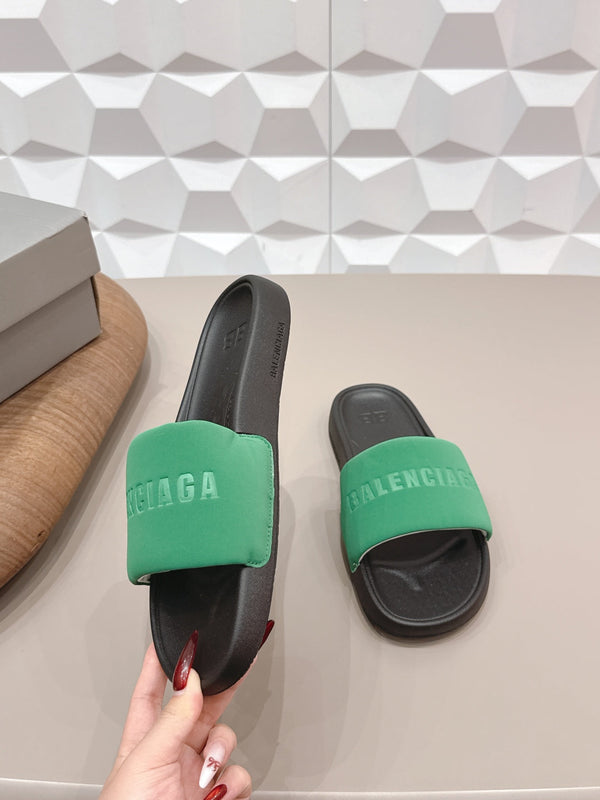 Bal 26 Sandal Green in Leather 770766