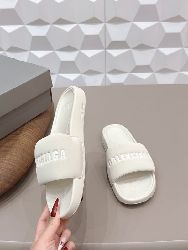 Bal 26 Sandal Full White in Leather 770765