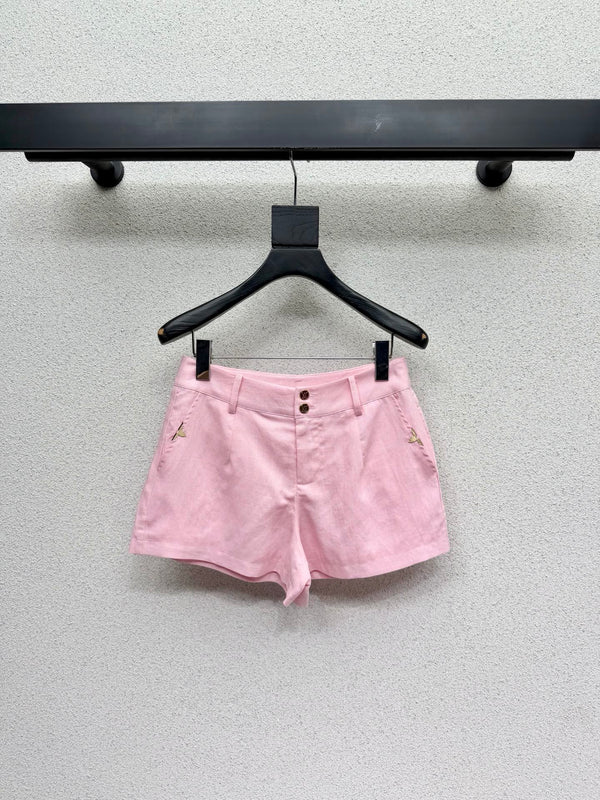 LV Shirt Set Pink in Linen 382417