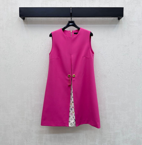 LV 26 Dress Pink in Polyester 382354