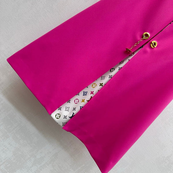 LV 26 Dress Pink in Polyester 382354