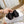 CD Ballerina Flats with a Bow Black in Silk Fabric 771788
