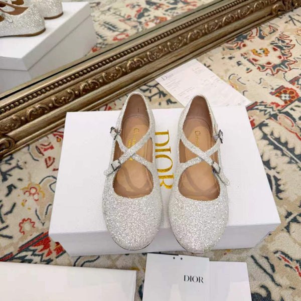 CD Ballet Flats White in Grit 771783