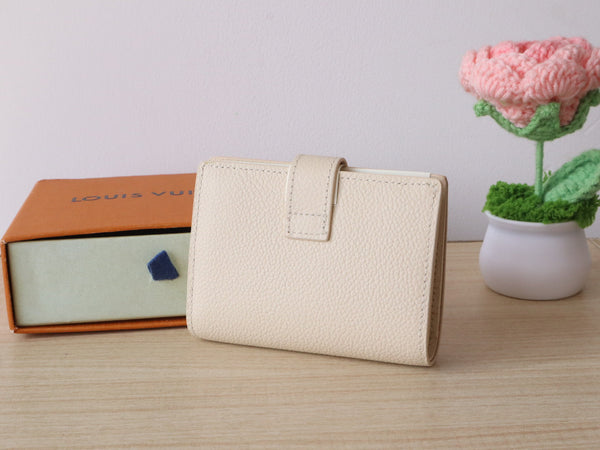 LV Portfoille Locky Wallet Cream in Cowhide 287573