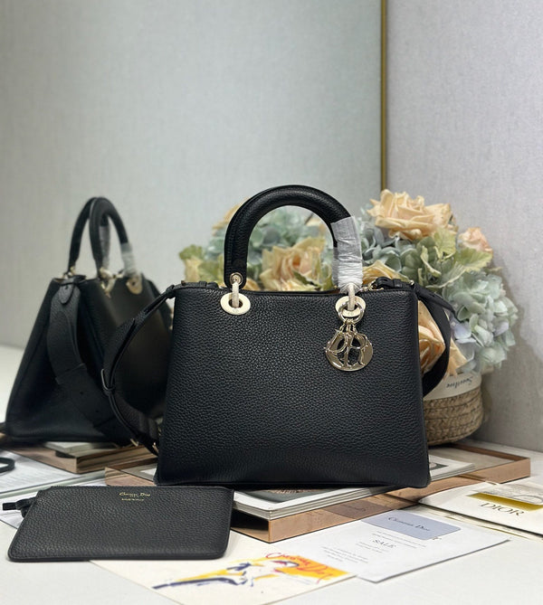 CD Diorissimo Black in Cowhide 288179