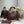 CD Diorissimo Burgundy in Ostrich-patterned Cowhide 288194