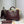 CD Diorissimo Burgundy in Ostrich-patterned Cowhide 288194