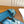 HM Sandal Teal Blue in Snakeskin 788519
