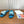 HM Sandal Teal Blue in Snakeskin 788519