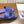 HM Sandal Cobalt Purple in Snakeskin 788515