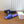 HM Sandal Cobalt Purple in Snakeskin 788515