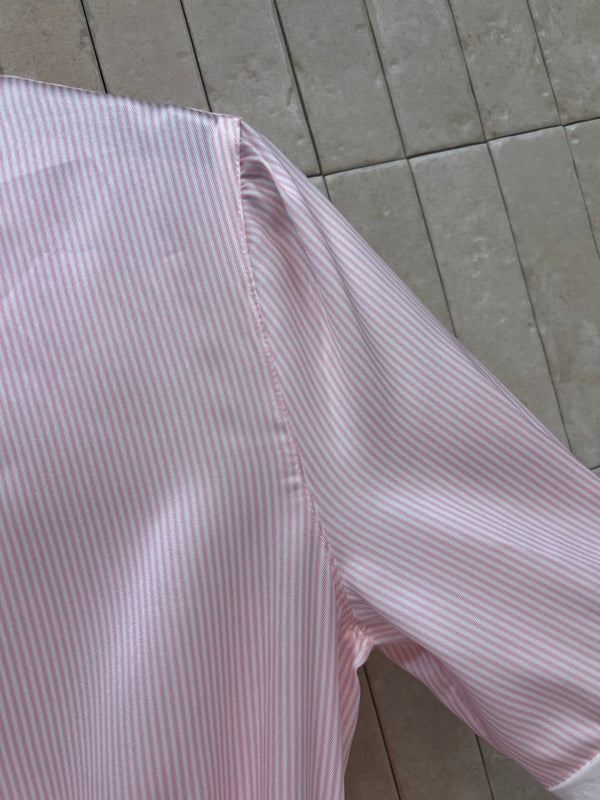 CD 26 Pink Striped Dress in Polyester 385731